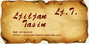 Ljiljan Tašin vizit kartica